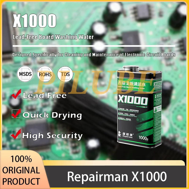

Repairman X1000 Lead-Free Mainboard Cleaner for Precision Electronics Cleaning Applications Original Product