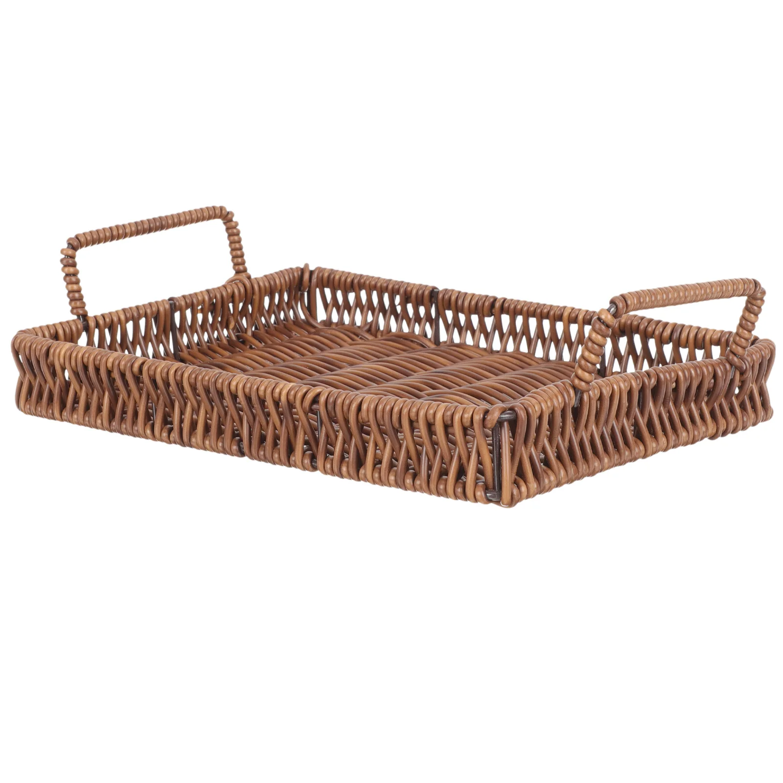 

Bread Baskets for Serving Woven Storage Basket Rustic Decorative Tray Small Handmade 120char Basket Tray Woven Baskets