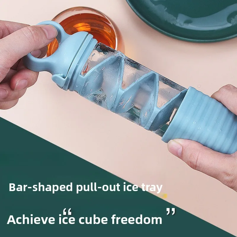 Plastic ice cube household ice maker portable homemade quick-frozen ice box drawing ice cube kitchen ice cube tool
