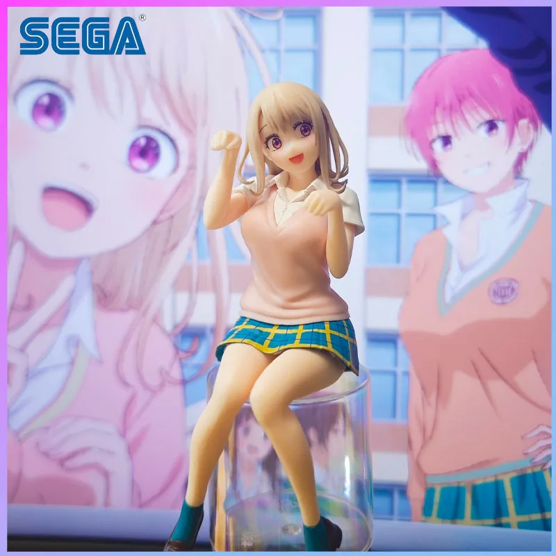 Figura de Prêmio da Série Chokonose da SEGA, My Cute Face Doesn't Work on Kuroiwa Medaka, Momona Kawai, em estoque