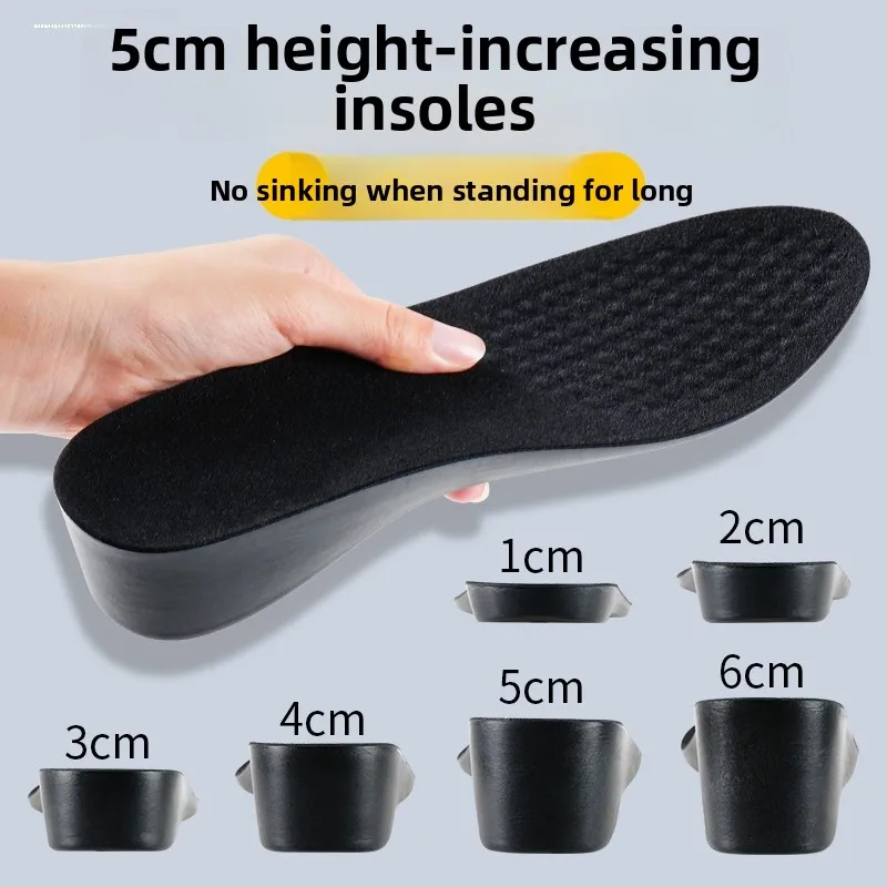 invisible-heightening-shoe-inserts-5cm-4cm-boots-leather-shoes-ks-type-insoles-non-sagging-warmth-home-use-products