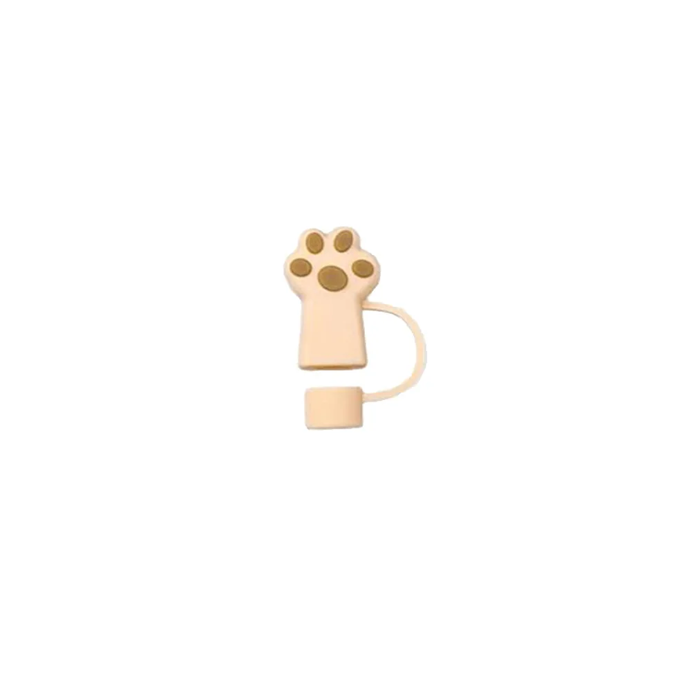 Toppers di paglia da 10mm tappo di copertura in paglia accessori per la pulizia delle bevande da cucina tappo per bottiglia di cartone animato in tazza di vetro bicchieri da pranzo