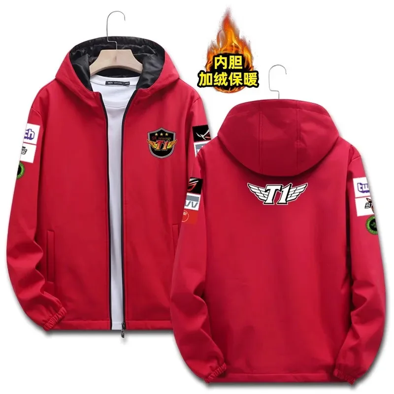 Cos-Mart juego LOL World Champion Team SKT T1 abrigo jugadores uniforme chaqueta de béisbol Faker hombres última novedad XXS-3XL tallas grandes