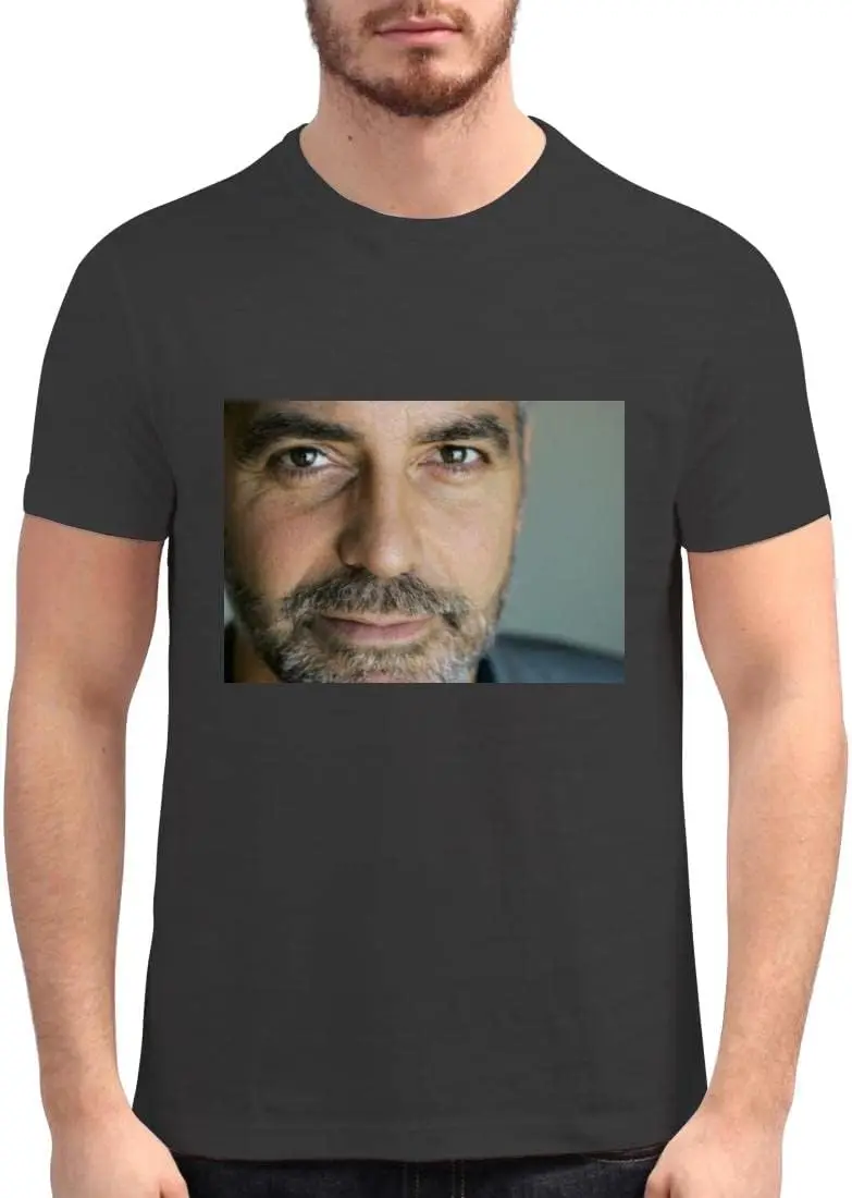 George Clooney - Men's Soft Graphic T-Shirt PDI #PIDP898105