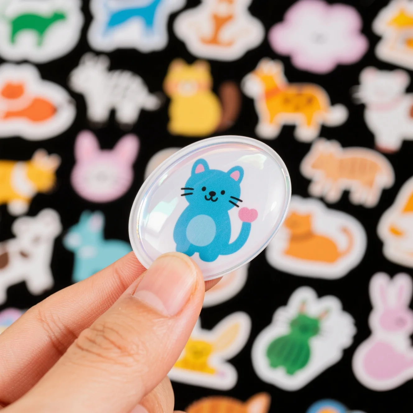 

Dome Sticker With A Thick, Protective Layer For Maximum Durability