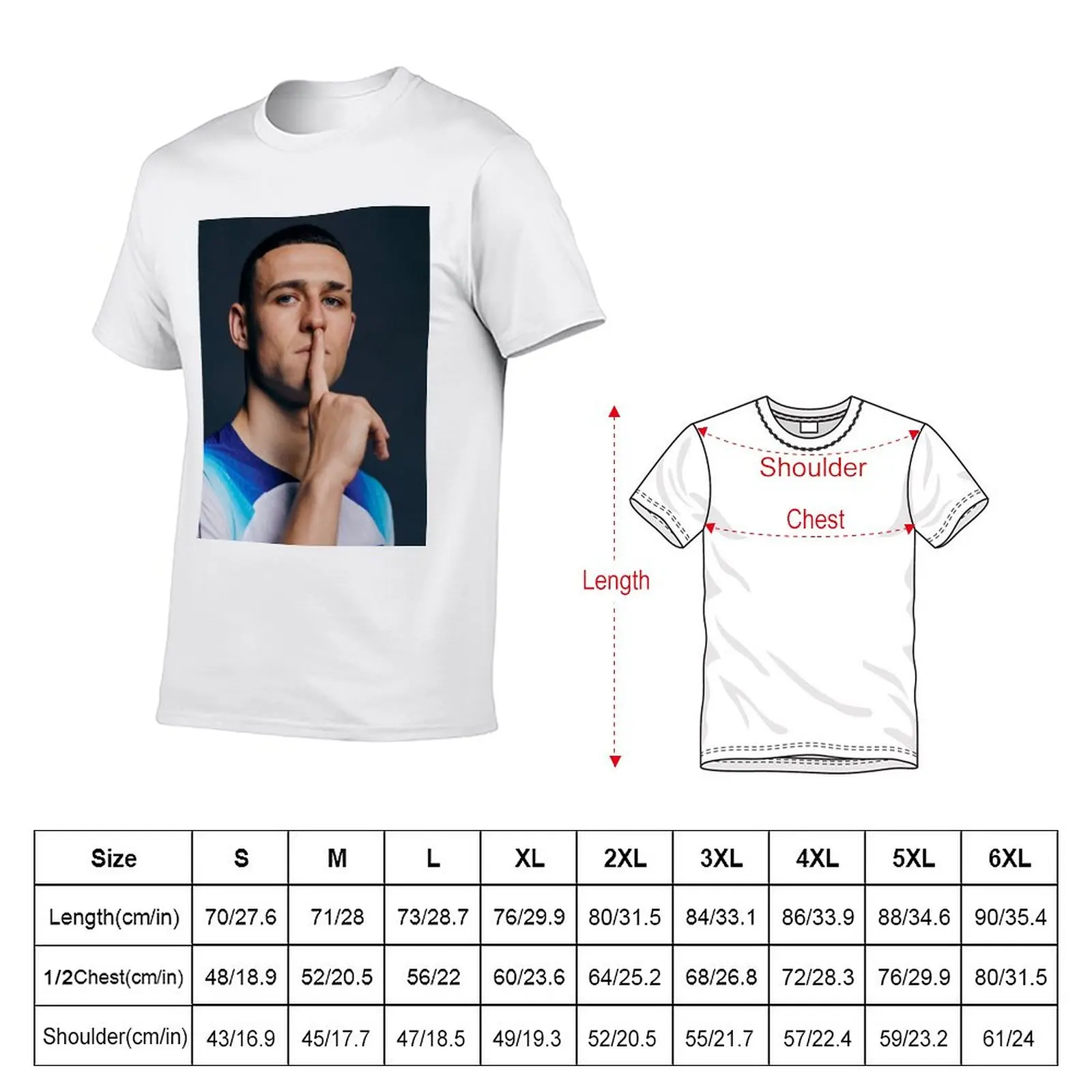 Phil Foden T-shirts T-Shirt summer top T-shirt short black t shirts mens clothes