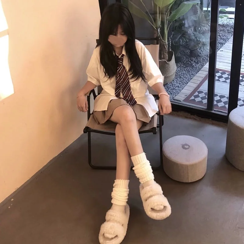 

Комплект из двух предметов: свободная футболка и шорты в стиле JK, универсальный, из полиэстера, летний, модный, для студентов, рабочая одежда