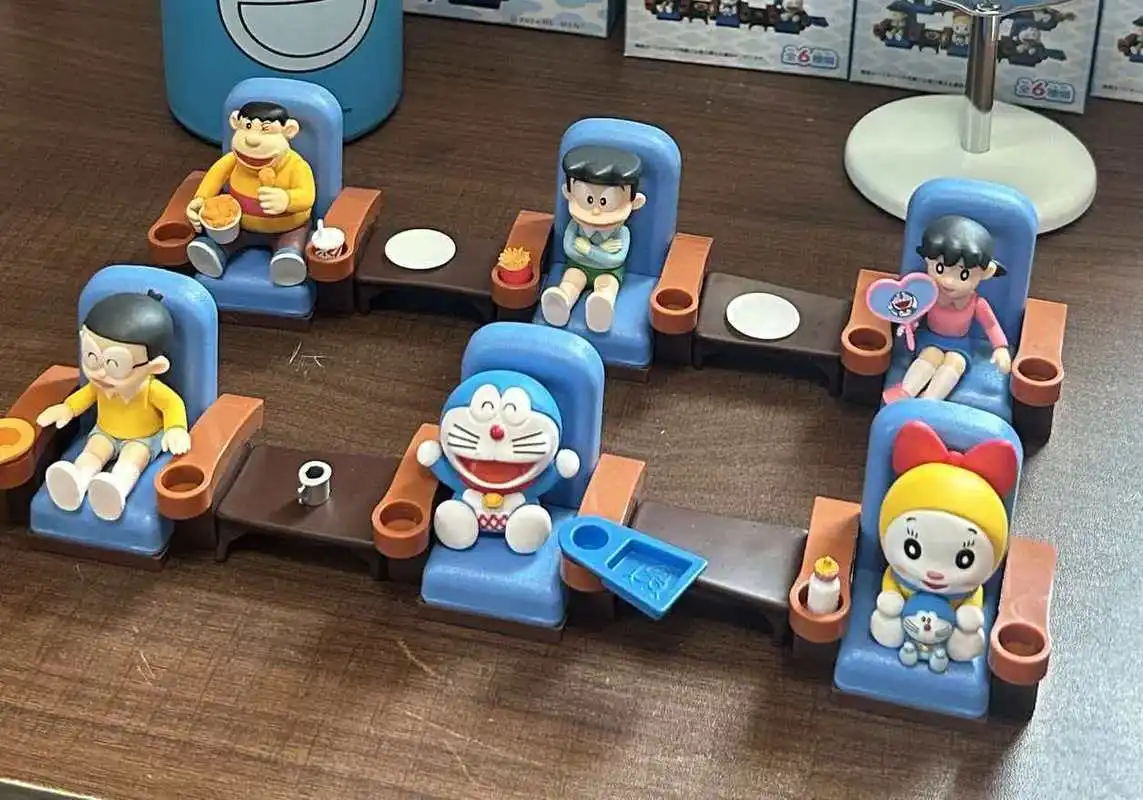 

In Stock Machine Cat Cinema Series Blind Box Kawaii Action Figure Cute Desktop Ornament Toy Festival Surprise Gifts For Fans