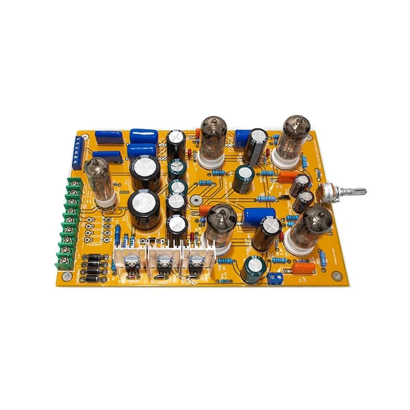 Helianmao SRPP circuito 6N11, preamplificador de tubo de vacío 6Z4P, rectificador, placa amplificadora de Audio Hifi