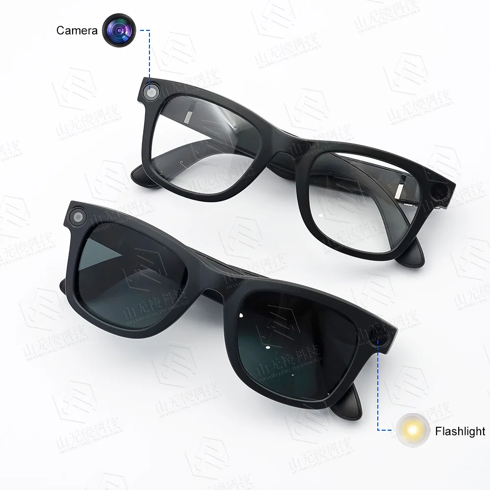 

GS3 Smart Glasses with 8MP Photo Voice Record WiFi Transfer ChatGPT Men Smart Wearable Headset