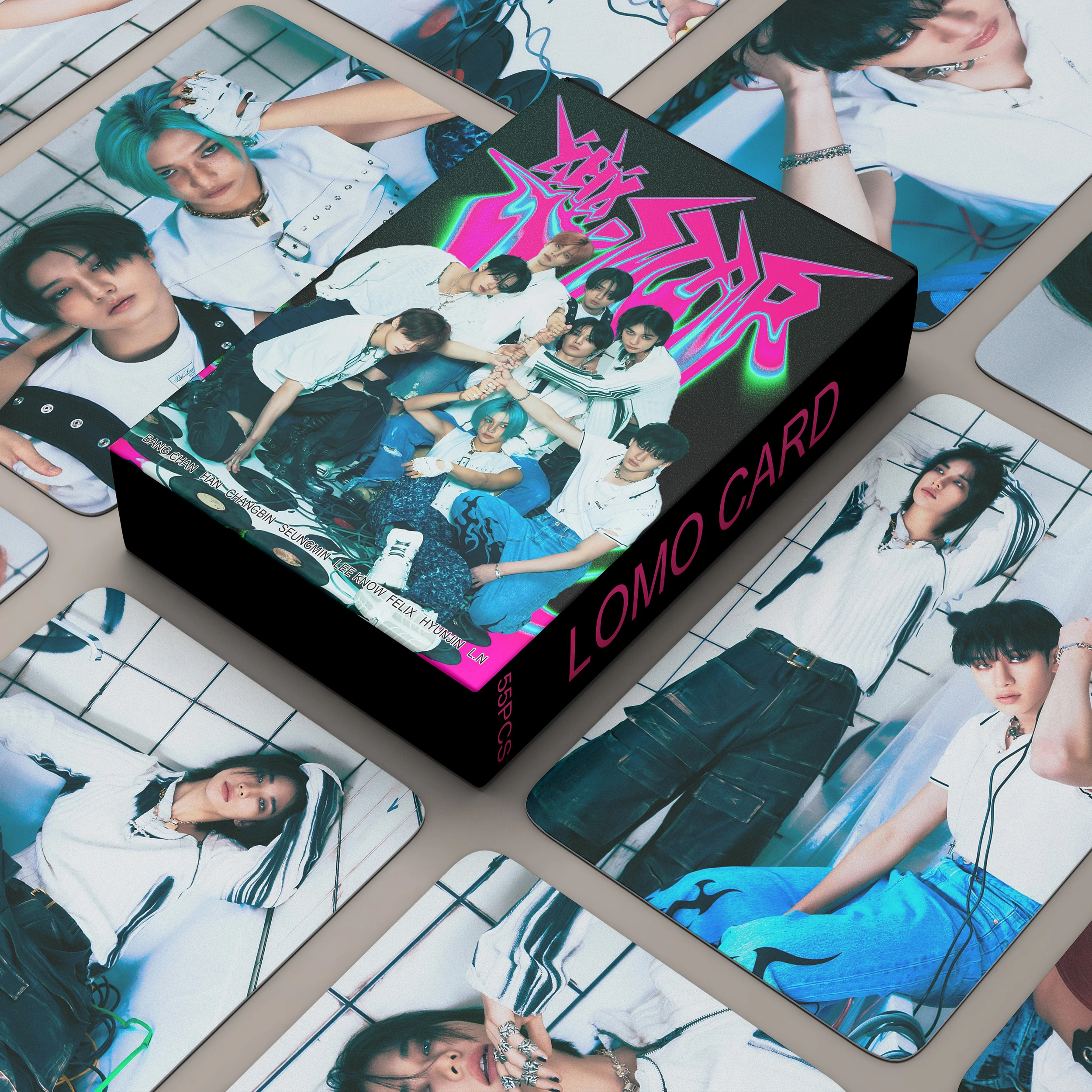 55 한국 소년 소녀 그룹 새 앨범 새 노래 컬렉션 카드 솔로 카드 빅 컬렉션