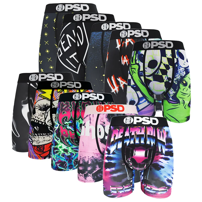 

Men's Athletic Boxer Briefs Polyester 1PC Moisture Wicking Lightweight Underwear Design S-XXL Fashionable men's panties