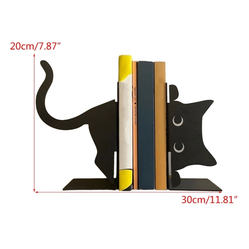 shaped Bookshelf Decor Simple Book Stand for Cat Fans and Home Decor Fans Dropship