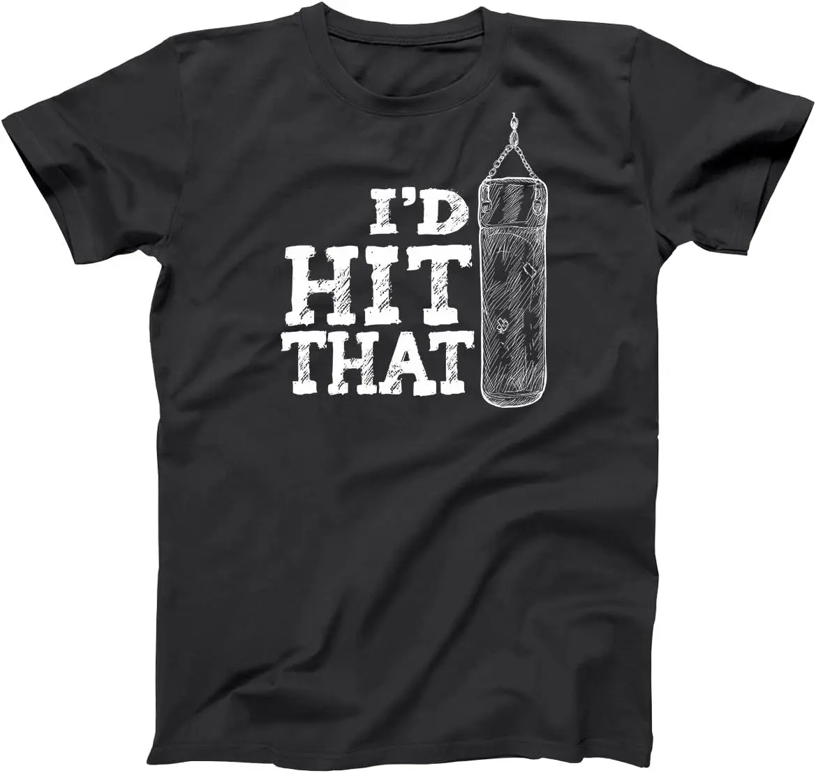 I'd Hit That Boxing Punching Bag Funny Sports Box Bag Gloves Humor Mens Shirt