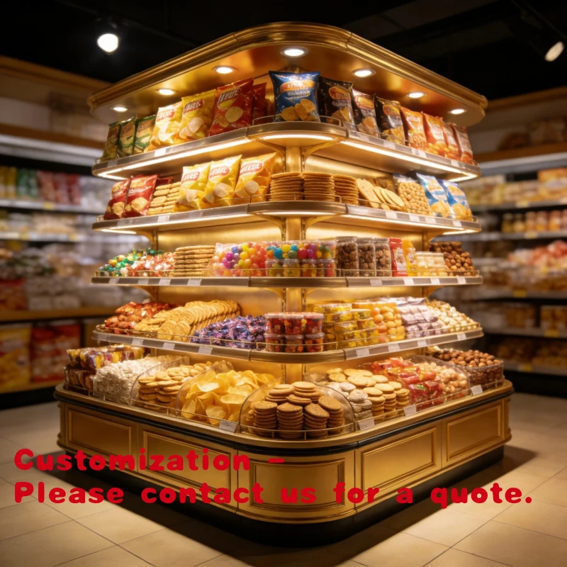 Customize.Adjustable Retail Store Display Racks Display Shelves Display Cabinet 3D Design Supermarket