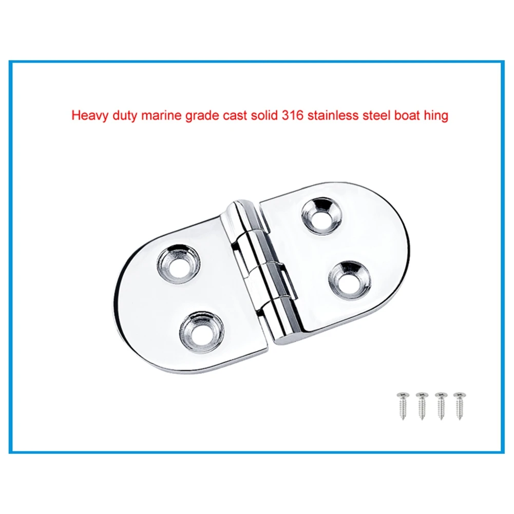 Charnière de pont en acier inoxydable pour caravane de bateau, quincaillerie de sangle de porte, armoire de planche Chi, montres, MELDoor, 316
