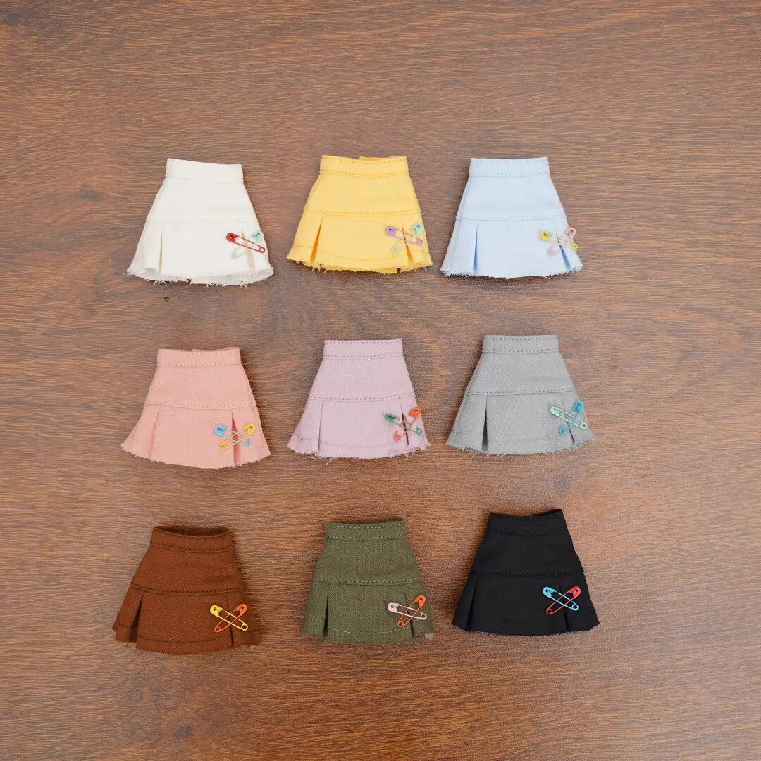 Blythe Doll Clothing Accessories Short Skirt Azone Second Generation Doll Clothing ob22 Small Cloth ob24 Ke'er Half Body Skirt A