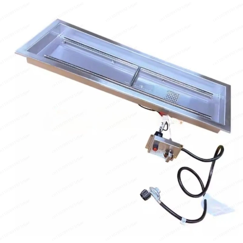 36× 12inch Stainless Steel Gas Propane Fire Pit Fire Stove Table Accessories