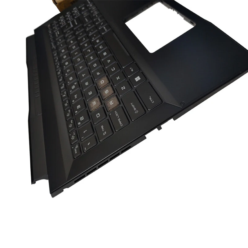 S+    RGB NEW For MSI katana 15 B13v MS-1585 US Keyboard Upper Case Palmrest Cover