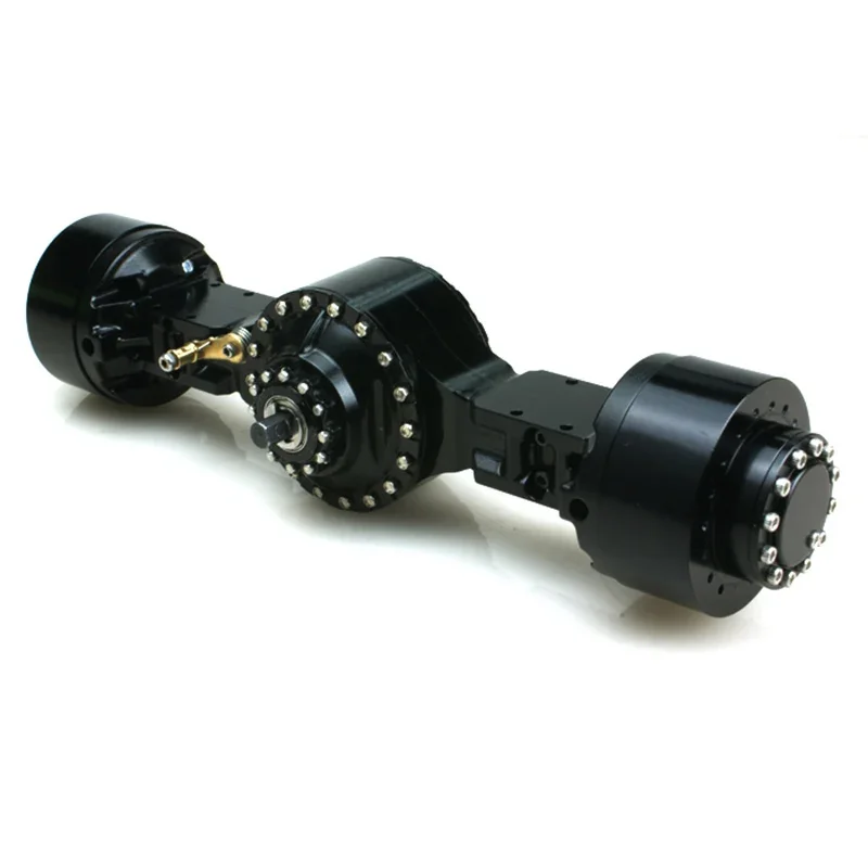 Metal Wheel Reduction Axle Differential Lock for LESU 1/15 RC Hydraulic Loader DIY Model Truck