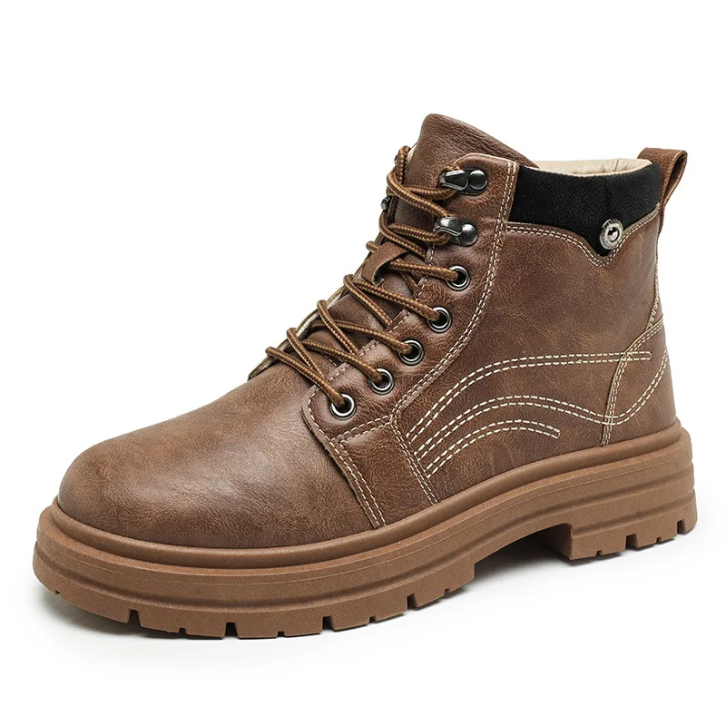 

2026 New Fashionable New Fashion Casual Men's Ankle Boots Korean Version Trendy Versatile Shoes Casual sports hiking boots