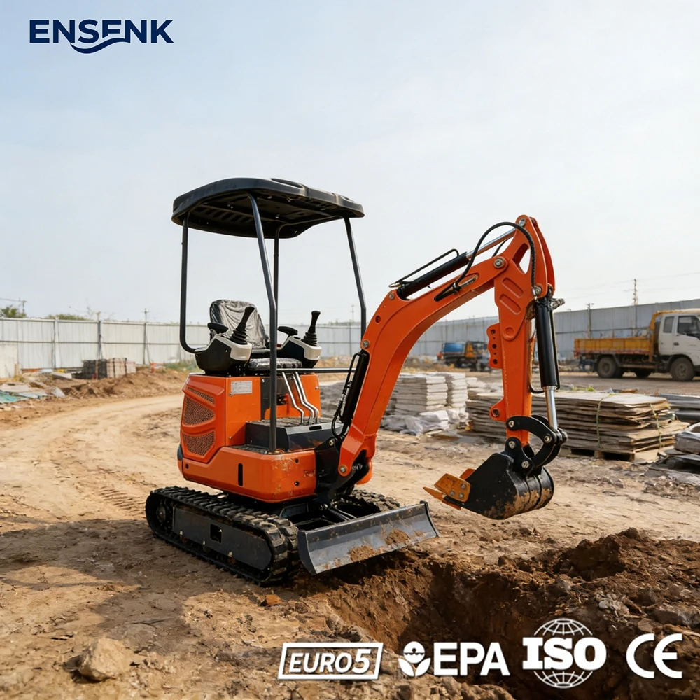 

Mini Excavator 1.2Ton 1.7Ton Construction 1.8Ton 2.5Ton Kubota Engine EPA Euro 5 CE Construction Digger Tools Fast Delivery