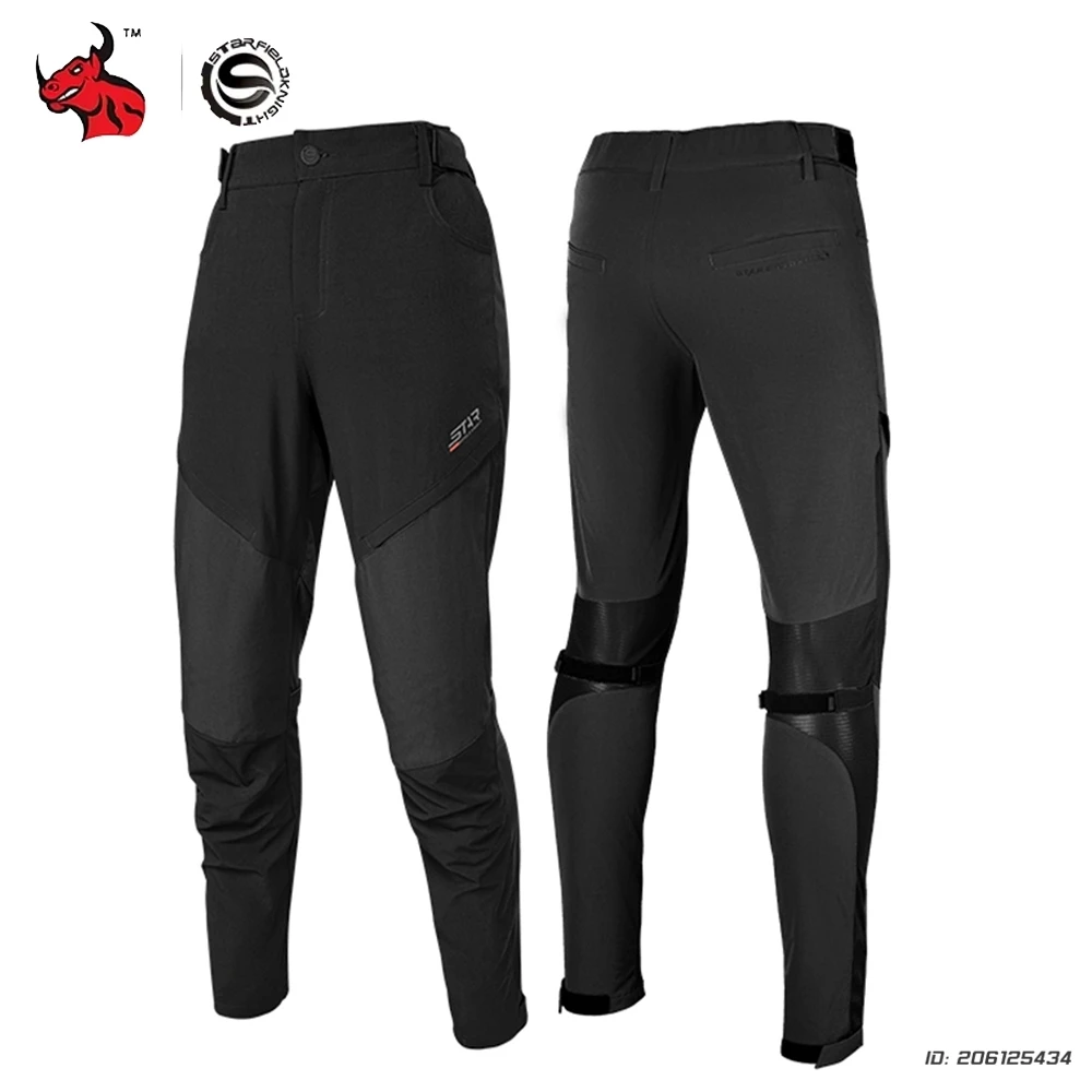

Quick Dry Hiking Pants Riding Pants Summer Wear Resistant Motocross Pant With Protect Gear Motorbike Protection Pants Trouser