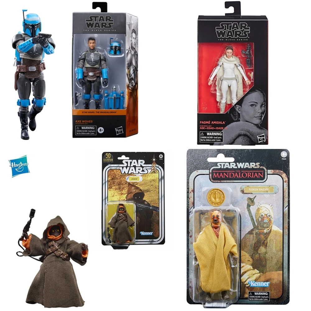 6インチ-スターウォーズ-ブラックシリーズ-マンダロリアン-カル・ケスティス-タスケン・レイダー-バウンティハンター-ジャワ-パドメ-アクションフィギュア-おもちゃ-コレクション