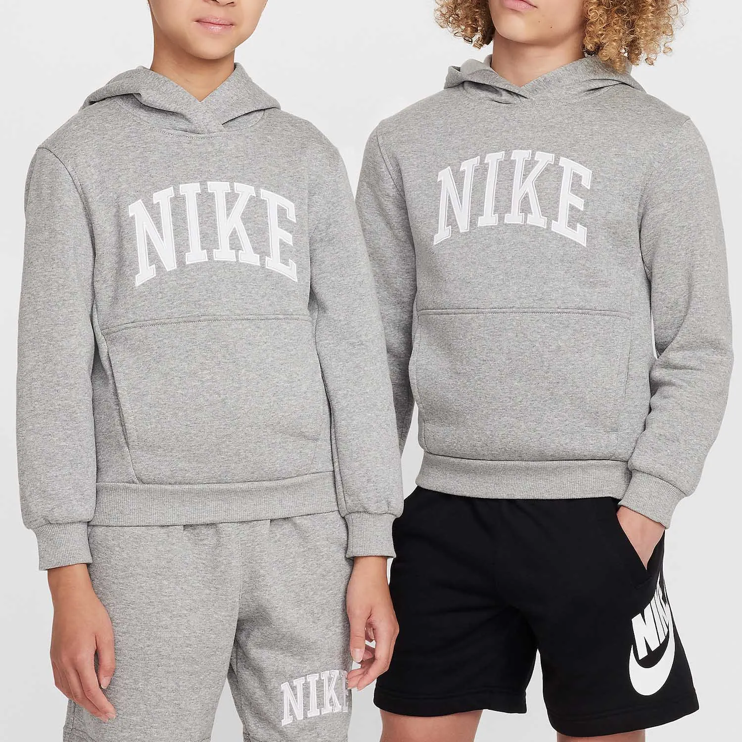 ナイキ公式本物の冬新作ビッグキッズスポーツトレーニングルーズフリーススウェットシャツHJ3156-063