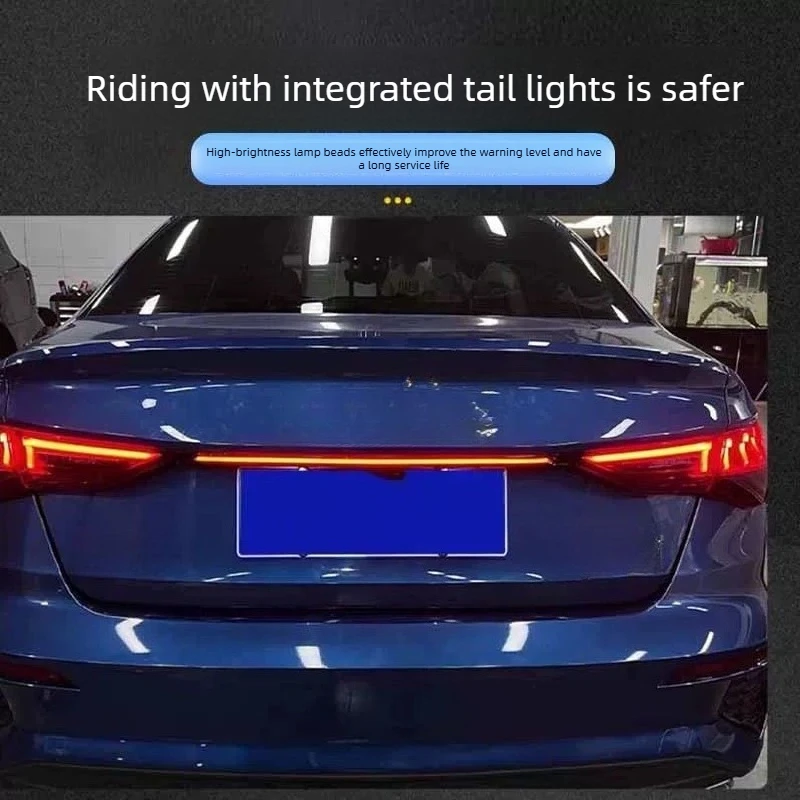 Rapid upgrade for Audi A3 through tail light streamer customization 2020 2021 2022 2023 for Audi tail light modification
