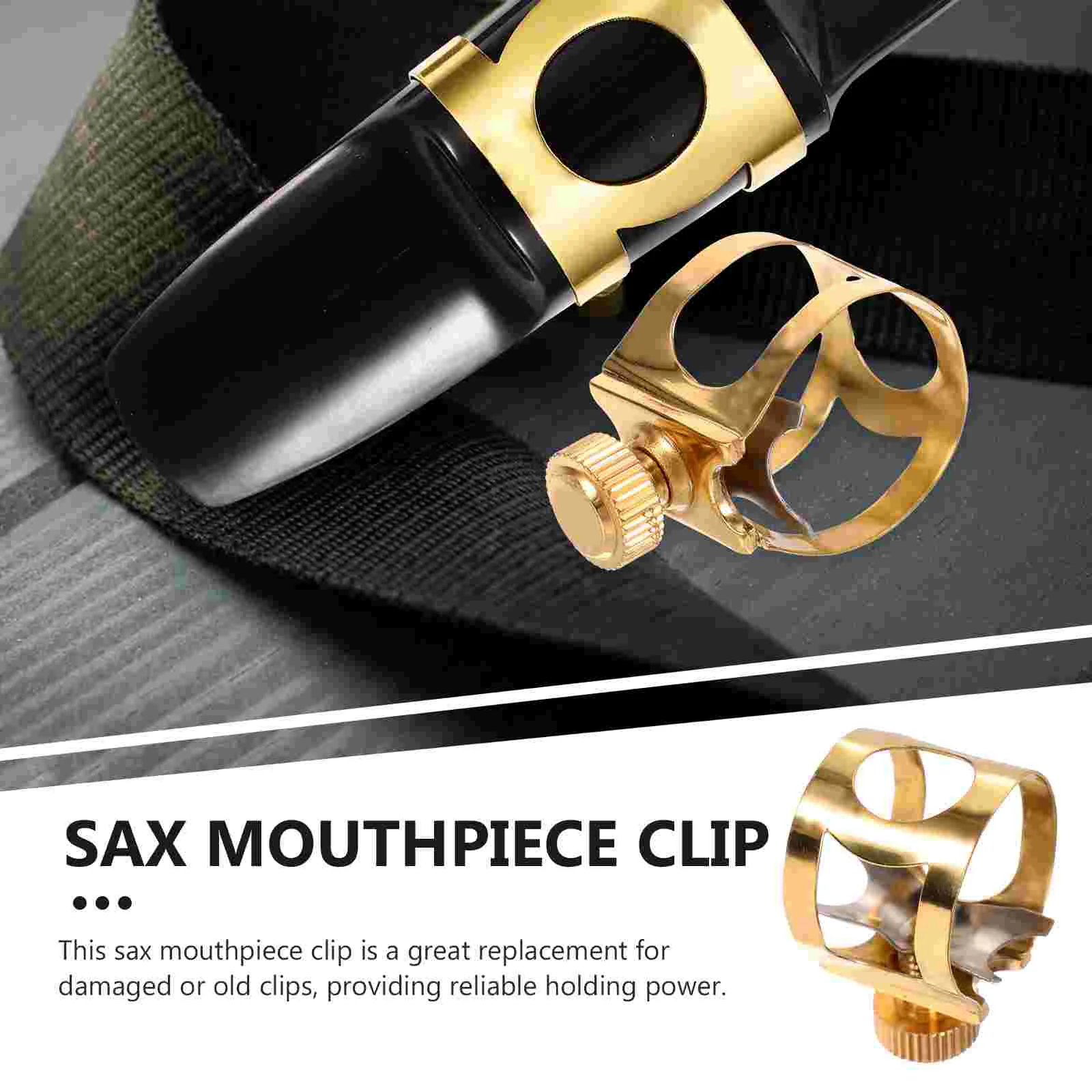 Saxophone Clip Professional Brass Sax Mouthpiece Clips Musical Instrument Mouthpiece Ligature Clip Wind Instrument Accessories