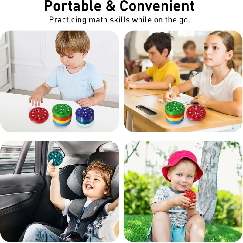 Matemática fidget spinner brinquedos sensoriais meninos meninas dedo jogo matemática fato giros fidget tdah autismo para crianças presentes (adicionar ou menos)