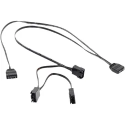 NZXT Aer2 Fan RGB Adapter Cable 5v 3Pin Motherboard ARGB 1 To 3 Light Synchronization Cables