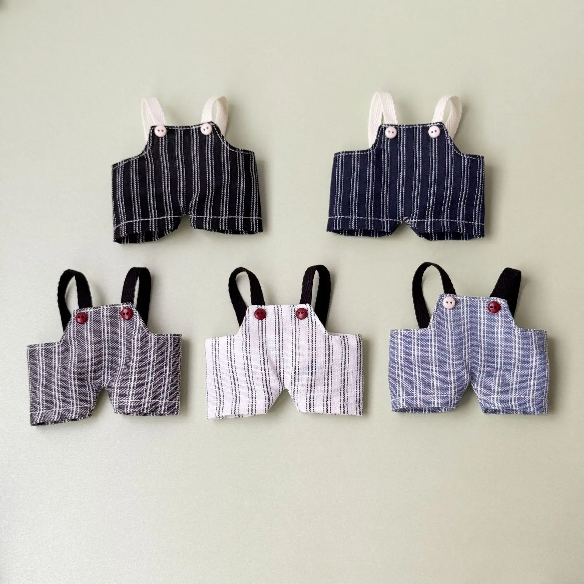 Doll Clothes for 15-17CM I II III Labubu Outfits Mini Plush Cotton Idol Doll Universal Clothing Sitting Party Accessories Gifts