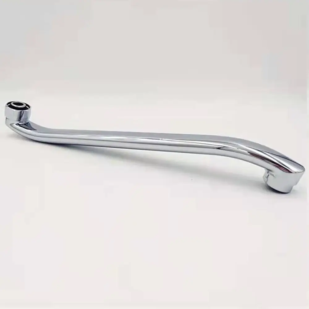 Durable S-type Faucet Extender Connector Quick Open Stainless Steel Basin Faucet Tube Outlet Pipe Replacement Fittings