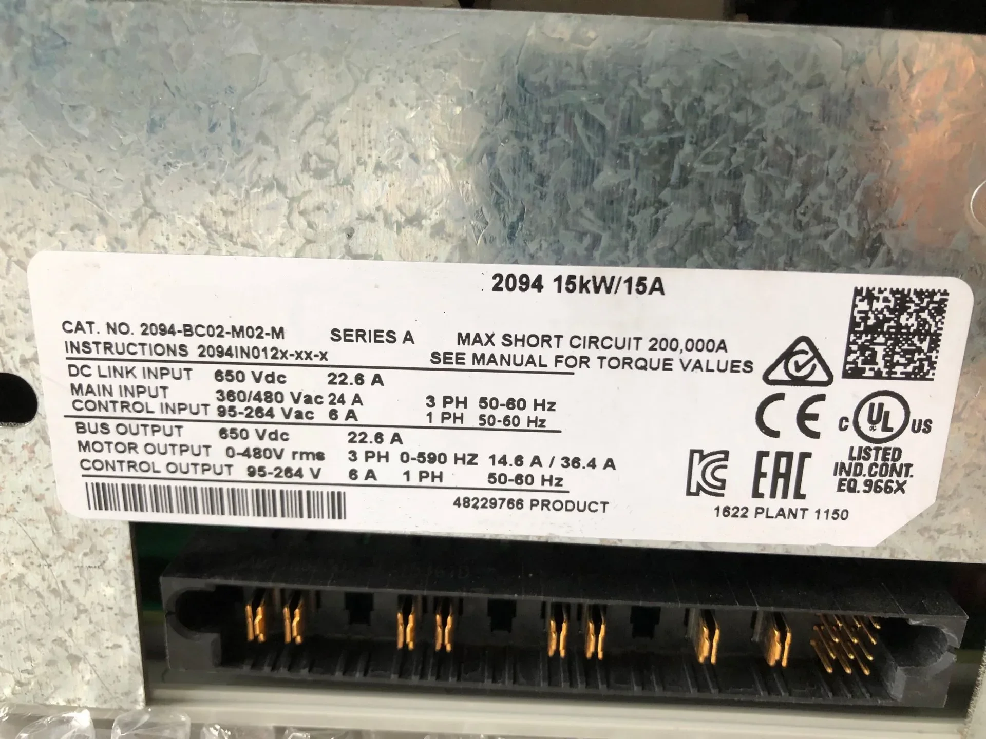 2094-BC02-M02-M Kinetix 6000 Integrated Axis Module In Box