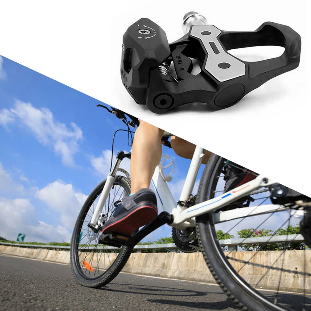 

Aluminium Alloy Self-Locking Bike Pedals Black Anti-Skid Foot Rest Durable Easy Install Accessories Pedal Self-Locking Pedal