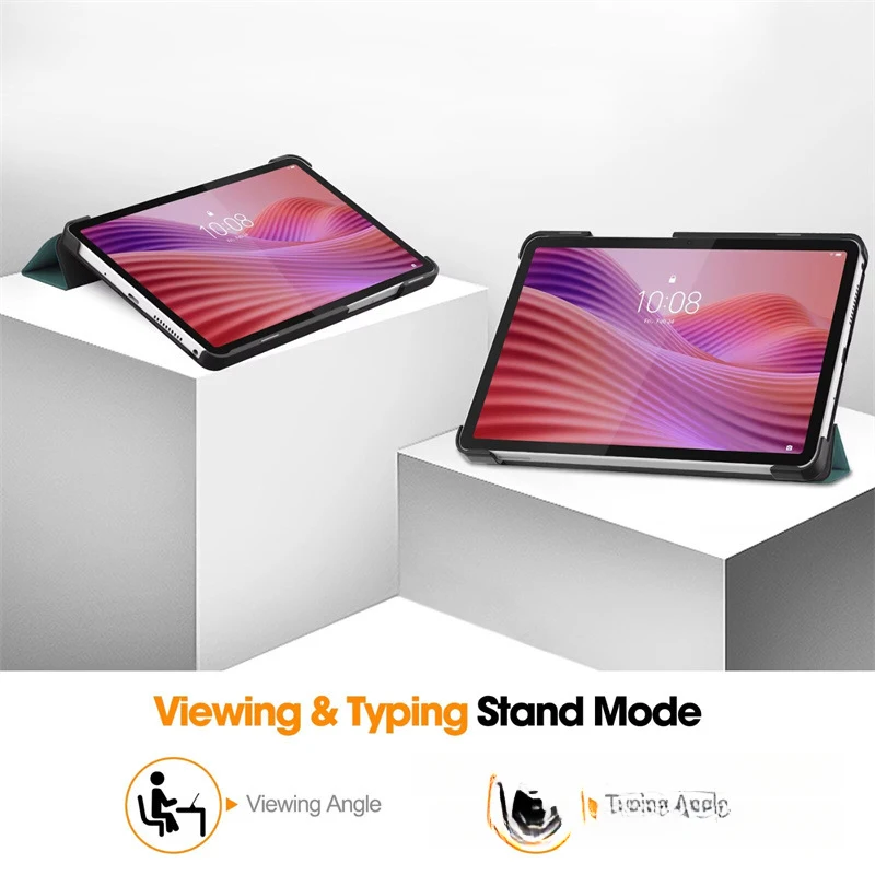 Tri-Fold Case for Honor Pad X7 8.7 Inch with Auto Wake Sleep Shockproof Cover