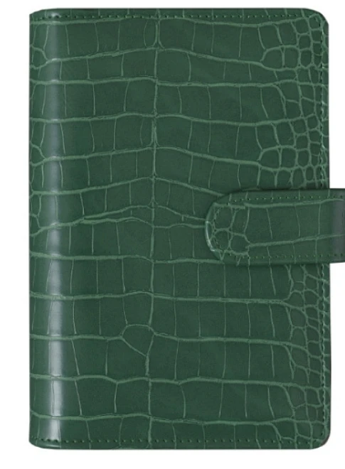 A5/A6 PU Bitterkoekje Krokodil Patroon Losbladige Alleen Cover Binder Zuivelreizigers Lederen Notitieboekje