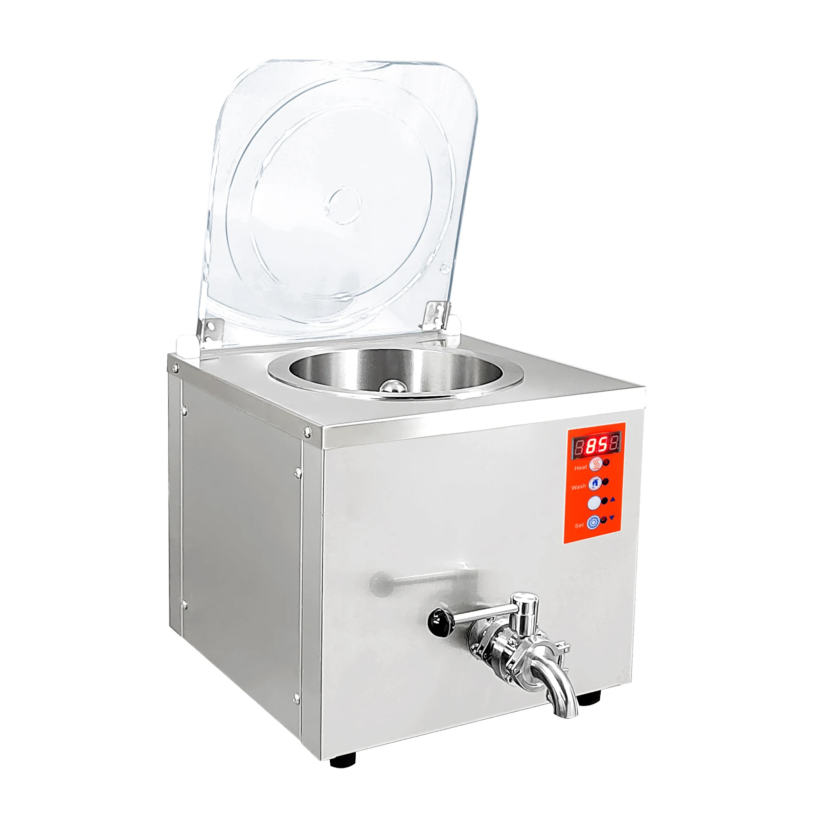 MIni Desktop Milk Gelato Ice Cream 60 to 85 Degree Pasteurization Pasteurizer Machine with Ratary Mixer
