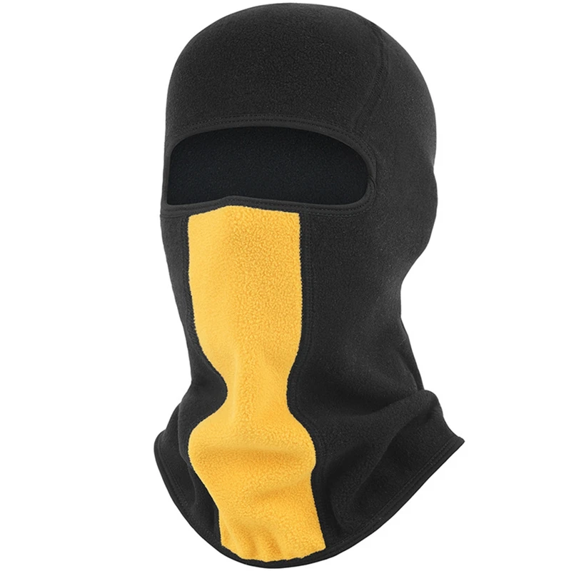 

Winter Fleece Full Face Mask Patchwork Balaclava Motorcycle Bicycle Cycling Skiing Scarf Hats Outdoor Windproof Warm Face Hat