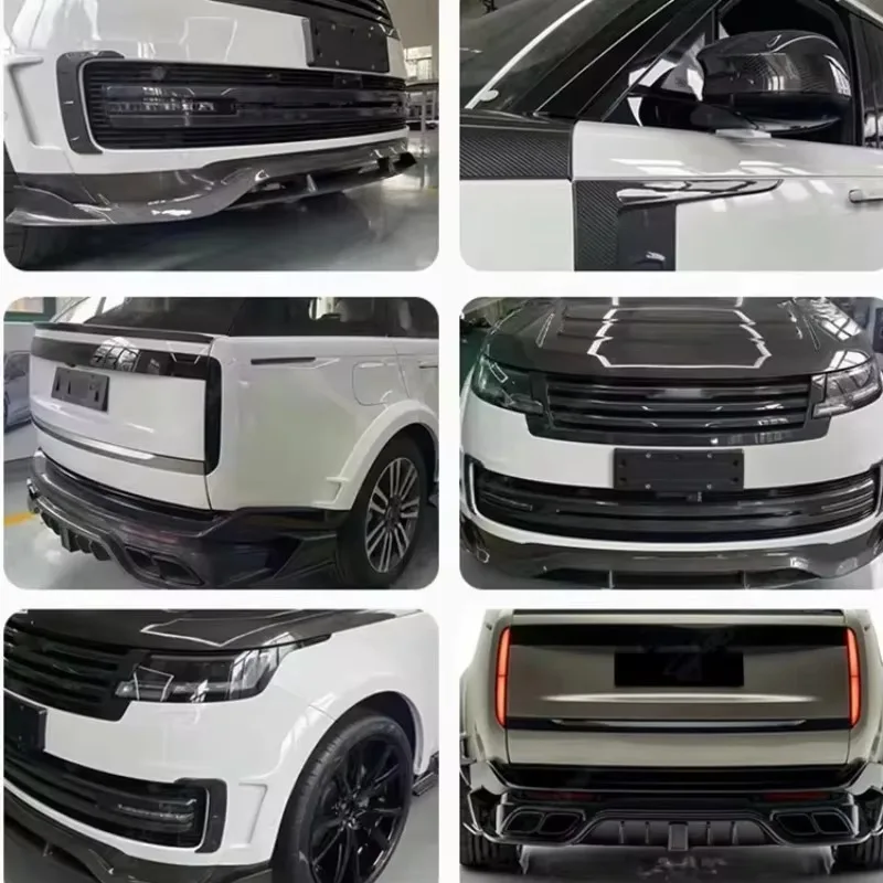 JT New Ortuner M Style Body Kit For 2023+ Carbon Fiber Front Bumper Lip Exhaust Cutouts Screw-On Bolts