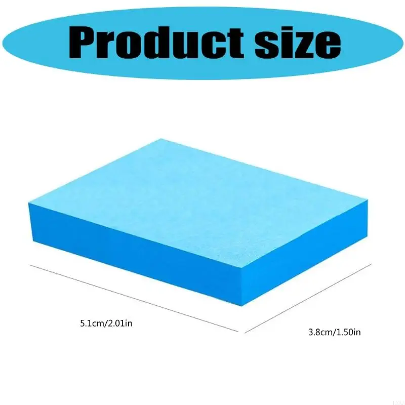 LXAA 8 Pcs Colorful Sticking Note Adhesive Memo Pads Simple Note Pad for Students