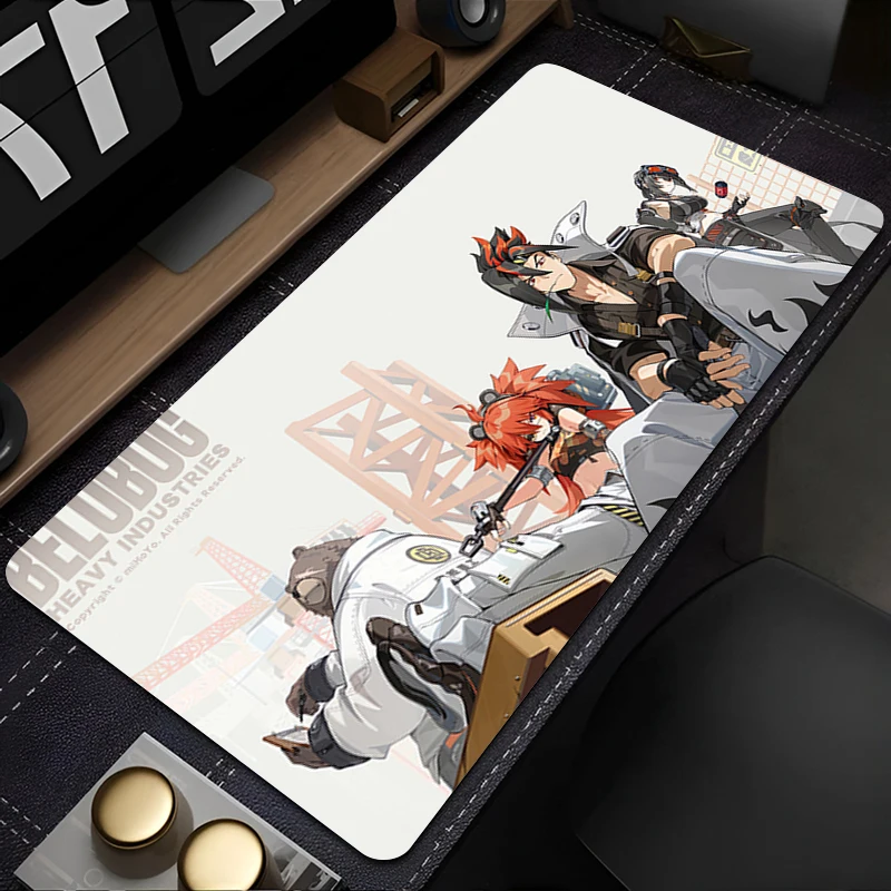 

Mouse Pad Design Non-Slip Desk Mat Z-zenless Zone Zero Gaming Accessories Stitched Edges For Home And Game For Gamer Mousepad