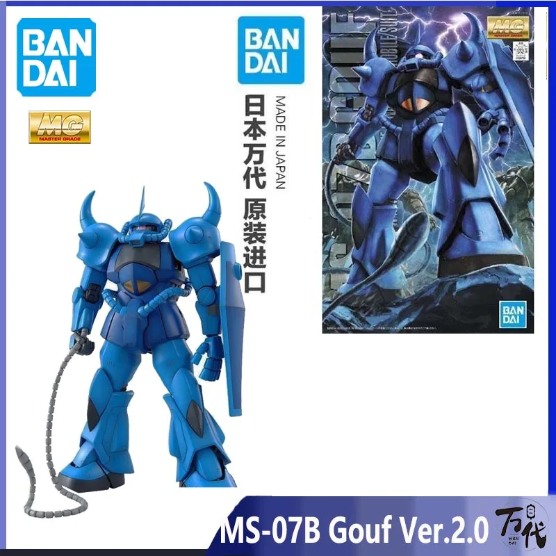 

BANDAI MG масштаб 1/100MS-07B Gouf Ver.2.0 мобильный костюм Gundam 0079 пластиковый набор для сборки Gunpla подлинный emodel аниме экшн Фигурное