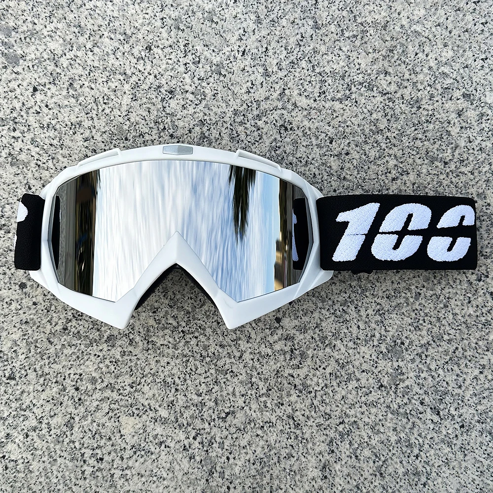 100 Motorcycle Goggles Cycling Glasses Outdoor Off-Road Ski Sport MX ATV Dirt Bike Racing Glasses Motocross Goggles Bike Glasses image 5