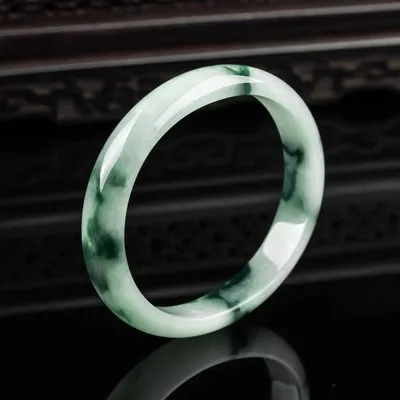 Natural Myanmar Jade 54mm-62mm bracelet exquisite princess bracelet to send girlfriend to send mother Hetian jade