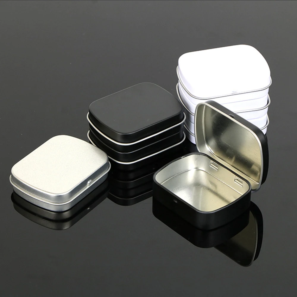 1Pc Mini Metal Storage Boxes Creative Travel Portable for Medicine Jewelry Tea Candy Organizer Gifts Pack Tin Cans Wholesale