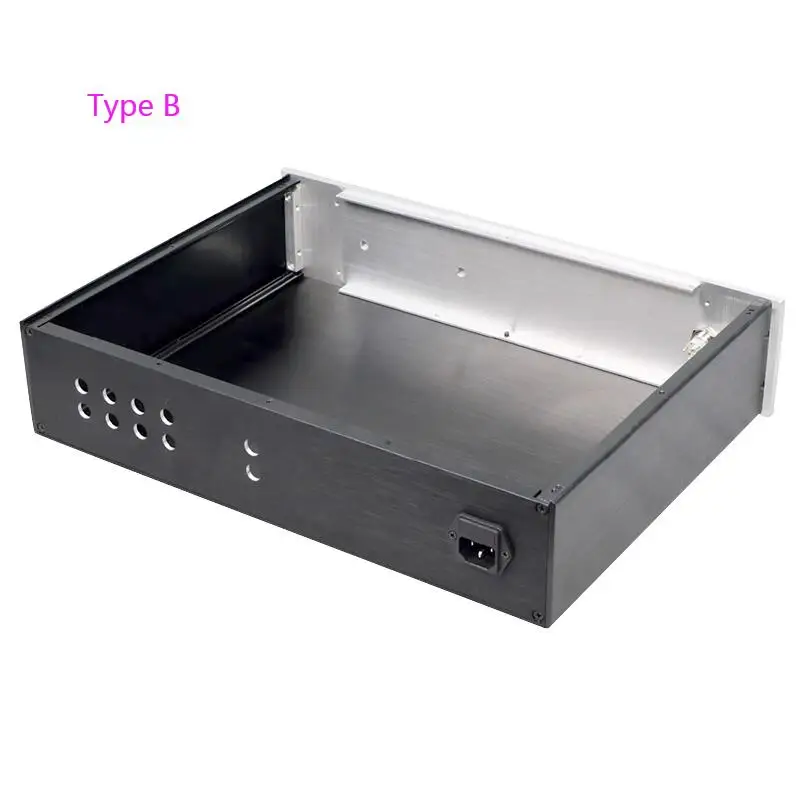 عرض 430 ارتفاع 92 عمق 358 هيكل ألومنيوم لتقوم بها بنفسك HiFi مضخم الصوت الإسكان Preamp Case 4309