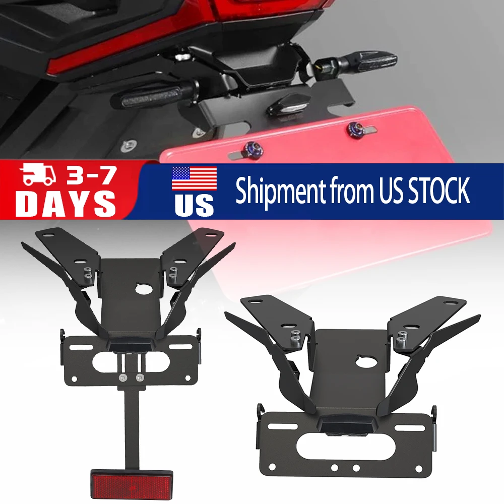 

Motorcycle FOR HONDA XADV X-ADV 750 X-ADV750 2021 - 2023 2024 License Plate Holder Bracket Rear Tail Tidy Fender Eliminator Kit